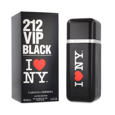 CAROLINA HERRERA 212 VIP BLACK I LOVE NY 100ML EDP - Image 2