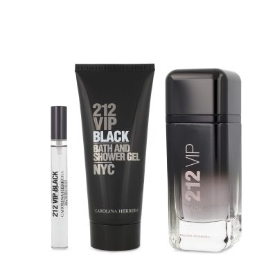 CAROLINA HERRERA 212 VIP BLACK 100ML EDP SET