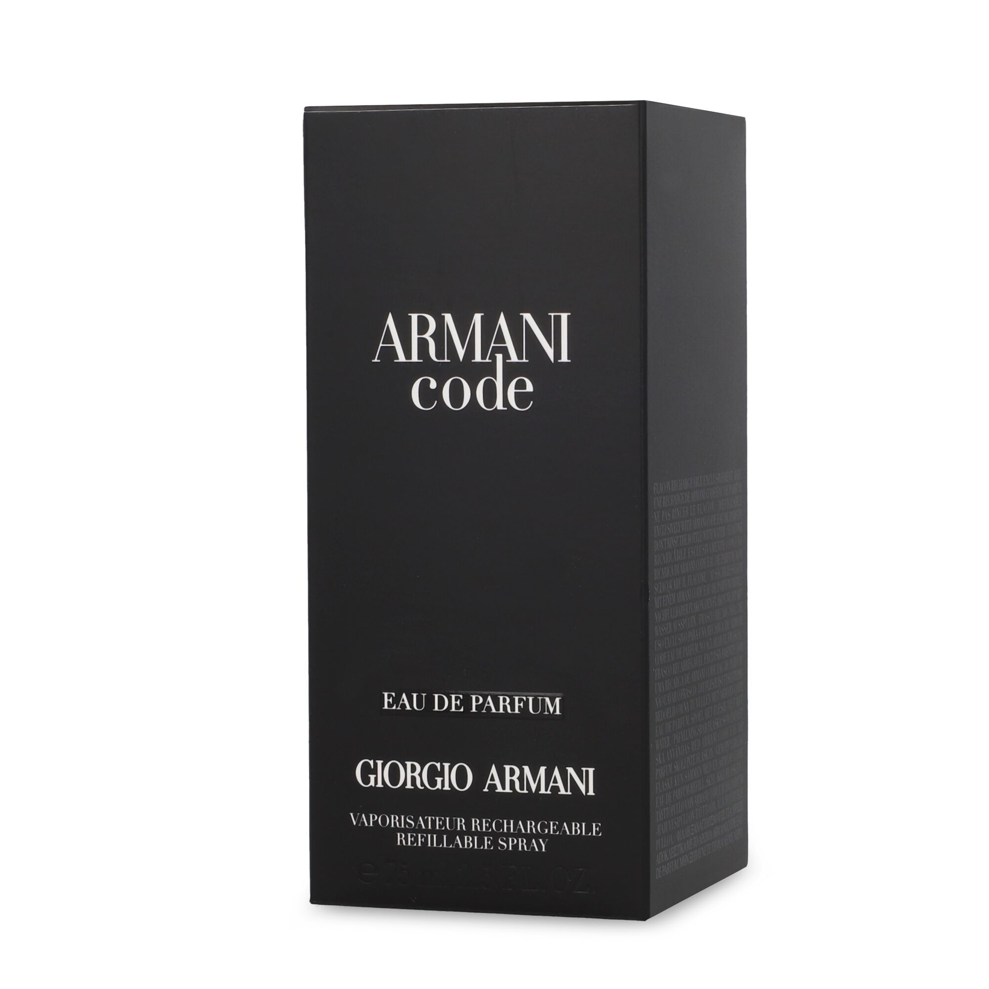 GIORGIO ARMANI ARMANI CODE 75ML EDP REFILLABLE - Image 5